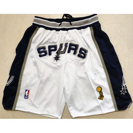 NBA San Antonio Spurs Uomo Pantaloncini Tascabili M002 Swingman